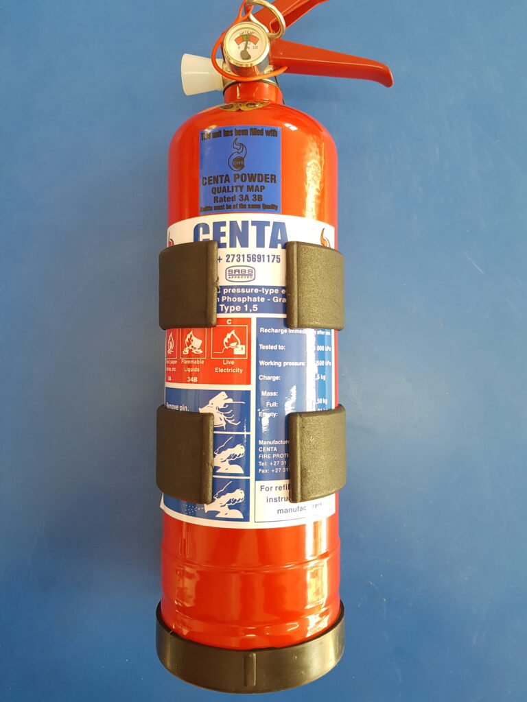 1.5kg Marine Fire Extinguisher - SAMSA Approved for Boats and Yachts
