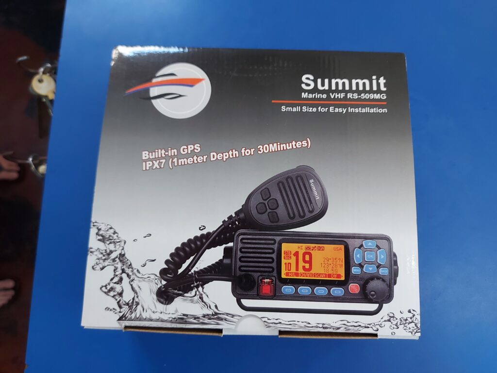 Summit RS509-MG Fixed Mount Marine VHF Radio with Integrated GPS