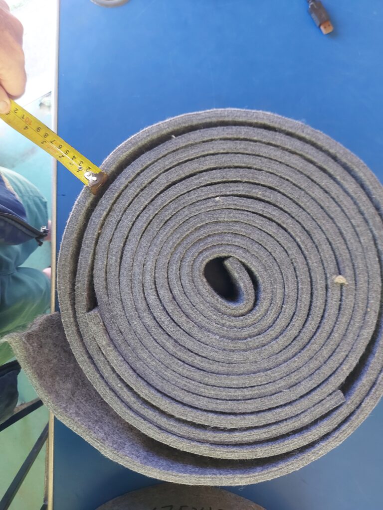 Grey Veldt Marine Carpet (75mm x 10mm) - Per Meter