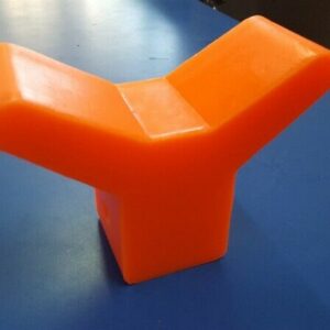 Orange Boat Trailer V-Block Bow Stopper - Heavy Duty Hull Protector