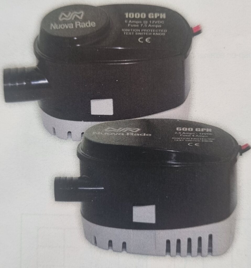 SUBMERSIBLE AUTOMATIC BILG PUMP 600GPH